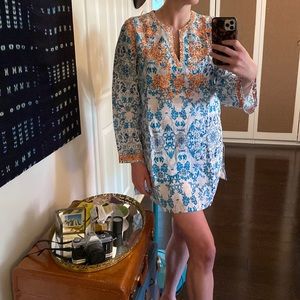 NWT Johnny Was Embroidered Linen Tunic